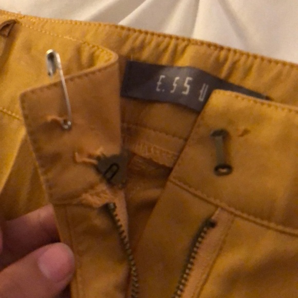 Yellow straight leg trousers - Picture 3 of 3